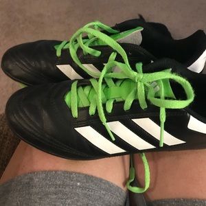 Adidas Girls or boys soccer shoes